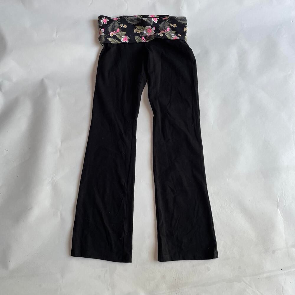 Victoria's Secret PINK Foldover Flare Yoga Pants M